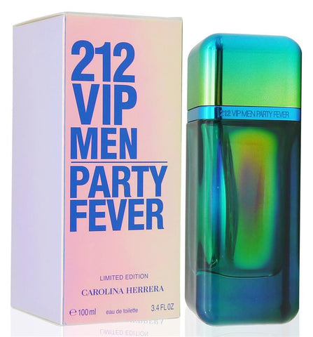 Carolina Herrera 212 Vip Party Fever for Men Eua de Perfume 3.4oz / 100ml