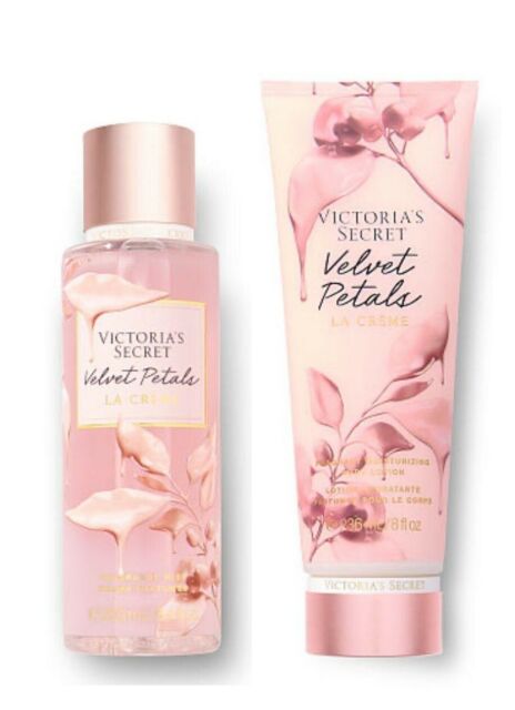 VICTORIA'S SECRET VS VELVET PETALS LA CREME FRAGRANCE BODY MIST & LOTI –  ilarret perfumes