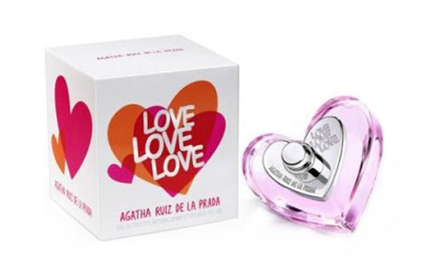 Agatha Ruiz de la Prada Love Love Love 2.7 oz Edt Lady