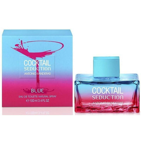 ANTONIO BANDERAS COCKTAIL SEDUCTION BLUE WOMAN EDT 3.4 OZ