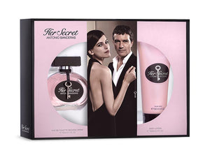 SET ANTONIO BANDERAS HER SECRET WOMAN 2.7 OZ Y BODY LOTION 3.4 OZ (2pcs)