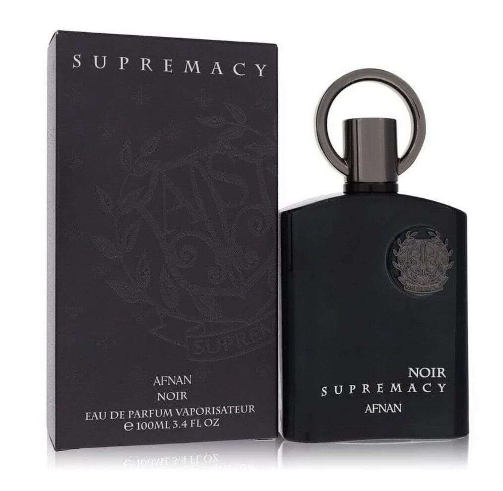 AFNAN SUPREMACY NOIR UNISEX EDP 3.4 OZ