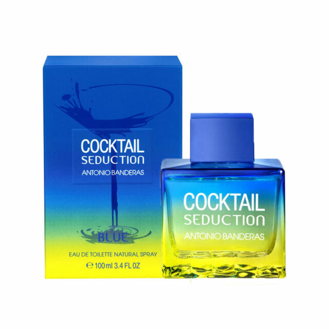 ANTONIO BANDERAS COCKTAIL SEDUCTION BLUE MEN EDP 3.4 OZ