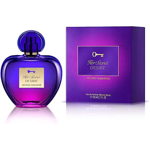 ANTONIO BANDERAS HER SECRET DESIRE WOMAN EDT 2.7 OZ