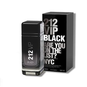 CAROLINA HERRERA 212 VIP BLACK MEN EDP 6.8 OZ