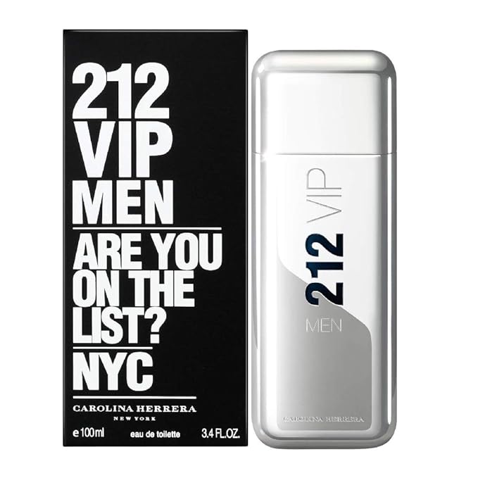 CAROLINA HERRERA 212 VIP MEN EDT 3.4 OZ