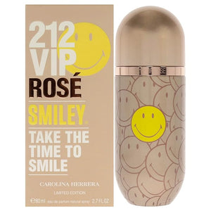 CAROLINA HERRERA 212 VIP ROSE SMILEY WOMAN EDP 2.7 OZ