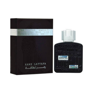 LATTAFA RAMZ SILVER EDP 3.4 OZ 100ML MEN