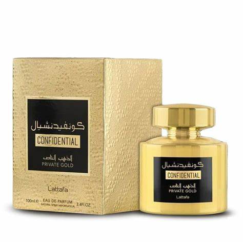 LATTAFA CONFIDENTIAL PRIVATE GOLD 3.4 EDP UNISEX