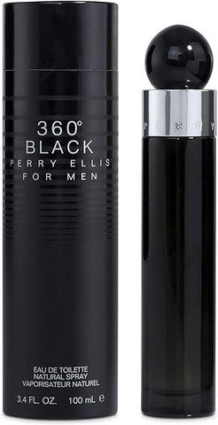 PERRY ELLIS 360 BLACK MEN EDT 3.4 OZ