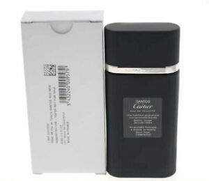 CARTIER SANTOS MEN 3.3 OZ EDT SP WITH CAP TESTER