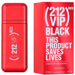 CAROLINA HERRERA 212 VIP BLACK RED MEN EDP 3.4 OZ
