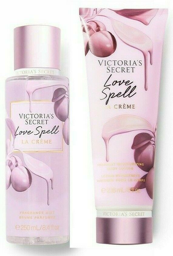 VICTORIA’S SECRET LOVE SPELL LA CREME FRAGRANCE BODY MIST & LOTION