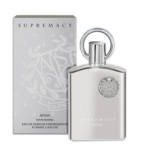 AFNAN SUPREMACY POUR HOMME SILVER MEN EDP 3.4 OZ