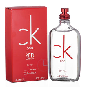 Calvin Klein Ck One Red 3.4 oz Edt Lady