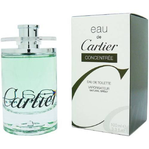 Cartier Eau Concentree 3.3oz / 100ml Edt Men