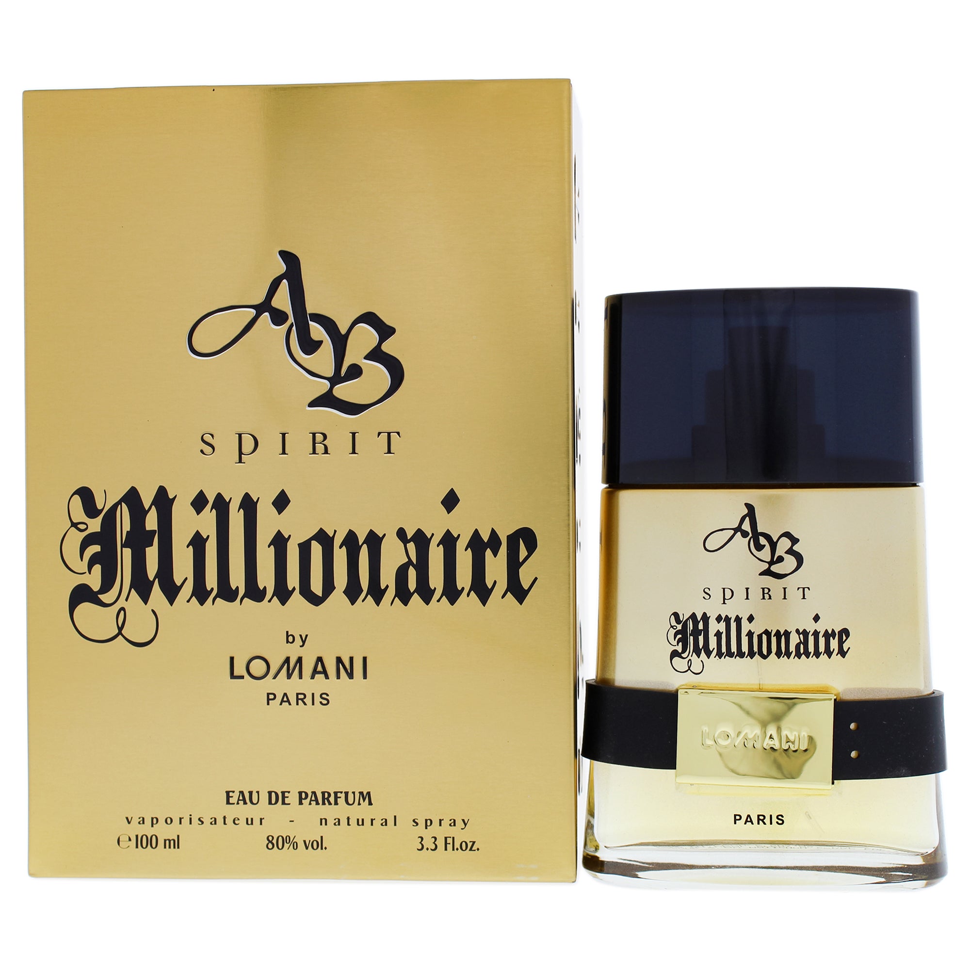 AB SPIRIT MILLONAIRE LOMANI MEN GOLD BOX 3.4 100 ML