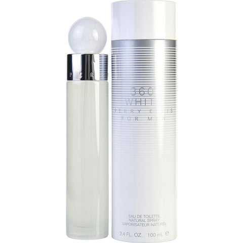 PERRY ELLIS 360 WHITE MEN EDT 3.4 OZ