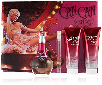 Paris Hilton Can Can Burlesque Set 4 pza for Lady Eua de Toillete 3.4oz / 100ml