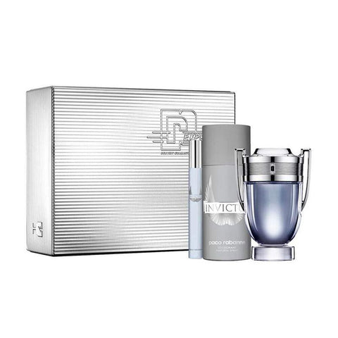 Set Paco Rabanne Invictus 3.4 oz+ 3.4 oz shampoo